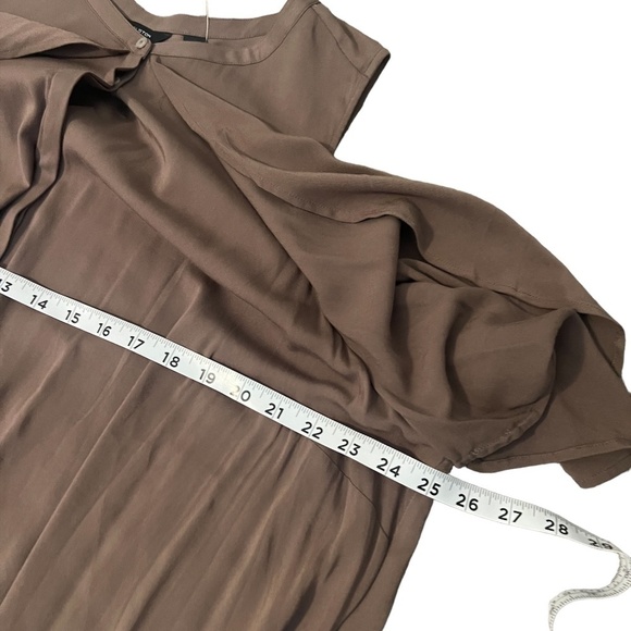 New H by Halston Women's Short Sleeve Brown Dress, Size 26W - Picture 14 of 14